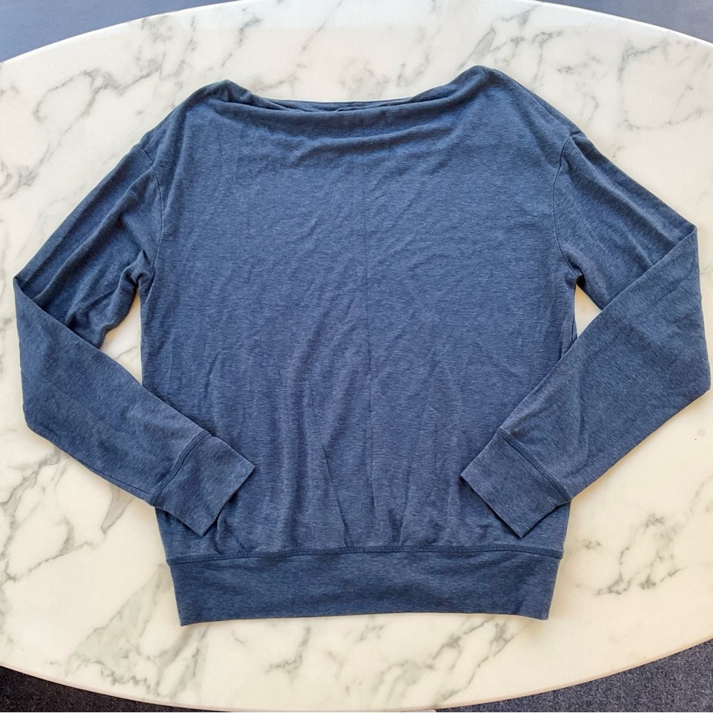 prAna Cozy Up Aires Women Size Sm Shirt Blue/green Gorpcore Sporty